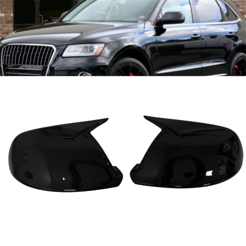 Mirror Cover for Audi Q5/Q7 2009-2017 Bright Black 2