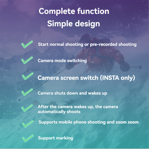 Τηλεχειριστήριο για Insta360 X4 X3 X2 Ace Pro 2 GoPro 13 2