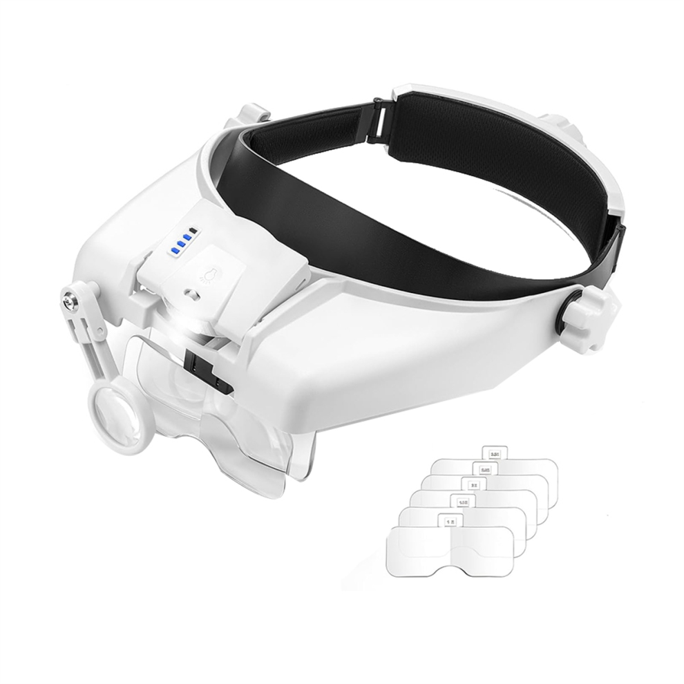 Magnifying Glasses, Headband Magnifying Glasses for Close Work