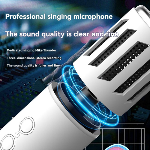 Ασύρματο φορητό μικρόφωνο χειρός Bluetooth για οικιακό ήχο KTV ροζ 2