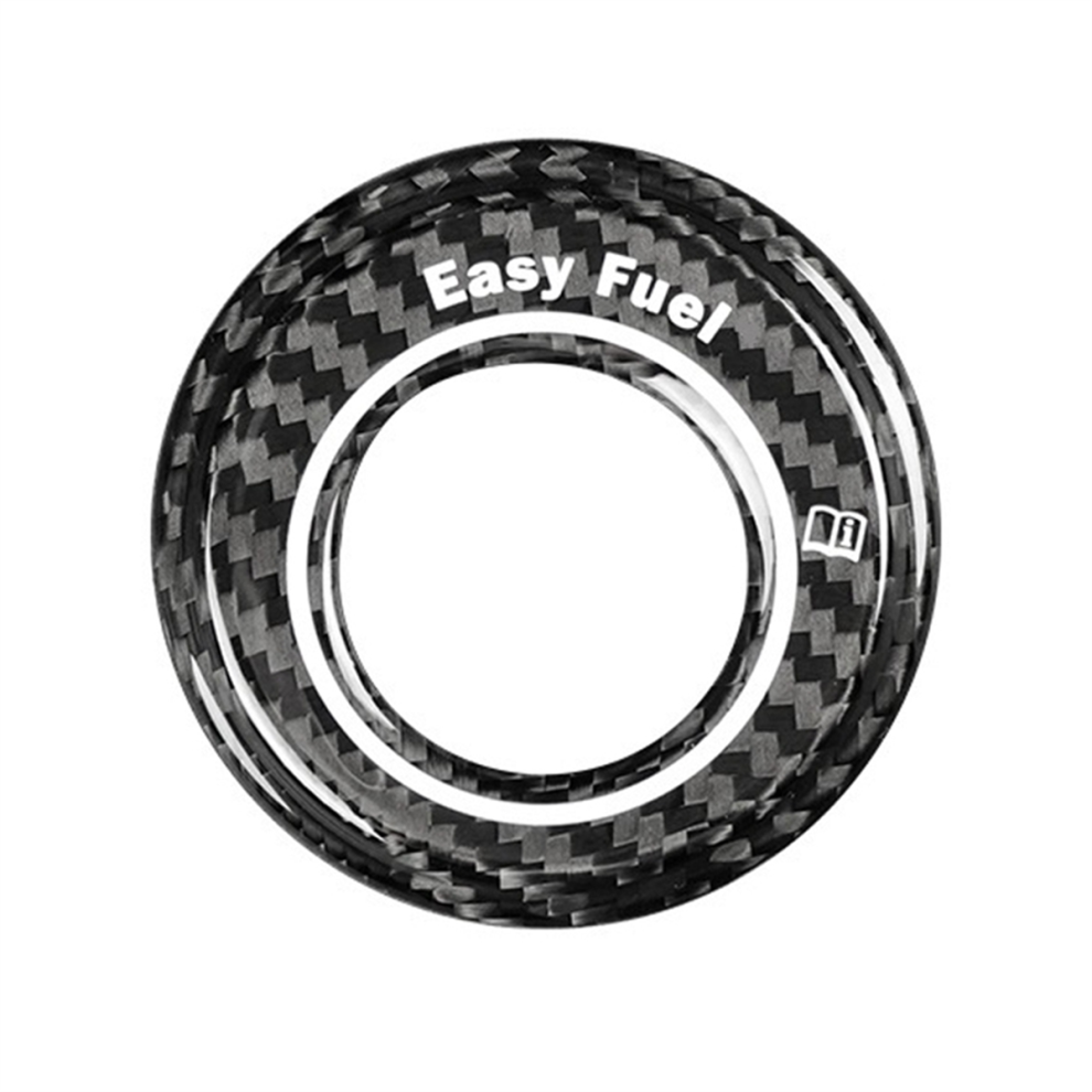 Real Hard Carbon Fiber Car Tank Cap Cover For Ford Mustang 2024 2025 4853307512488