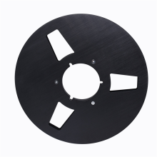 3-gats 10,5-inch open-reel audiotape zwart