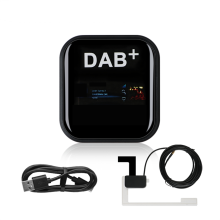 Antenne DAB+ pour autoradio Android avec adaptateur USB GPS stéréo