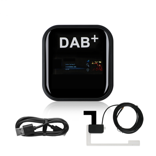 Antenne DAB+ pour autoradio Android avec adaptateur USB GPS stéréo