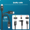 90W USB C laptoplader voor DELL Type C AC-adapter (EU) 2