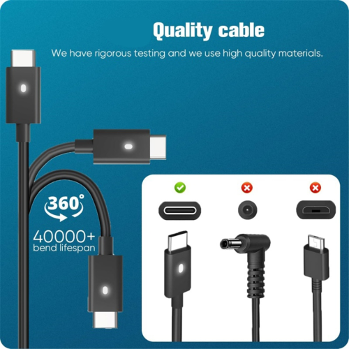 90W USB C laptoplader voor DELL Type C AC-adapter (EU) 1