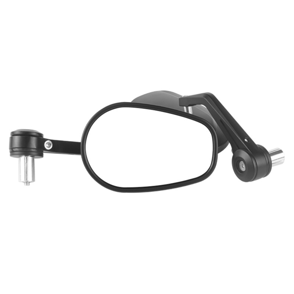 Universal Motorcycle 22Mm Handlebar Rearview Mirror Oval Reflector B 4853307518145