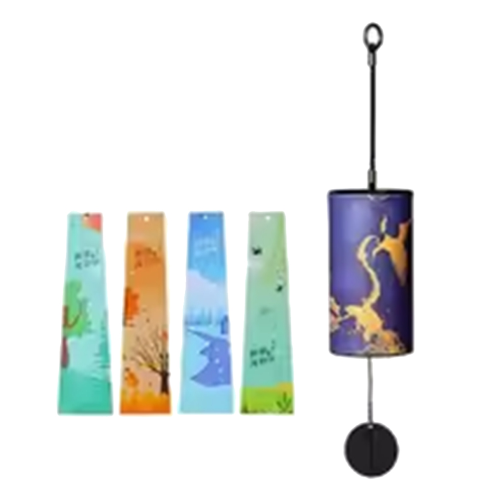 Campanelli Eolici In Bambù 9 Note 4 Accordo Sol La Per Giardino Patio La