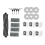 21 Pcs for Dreame Mova E30 Ultra Roller Side Brush HEPA Filter Mop 2