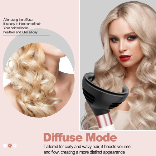 Wave Curl Diffuser and Pre-Styling Dryer Attachment for Dyson Airwrap 2