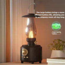 Classic Bluetooth Speaker Atmosphere Light Shocking Bass Sound Box