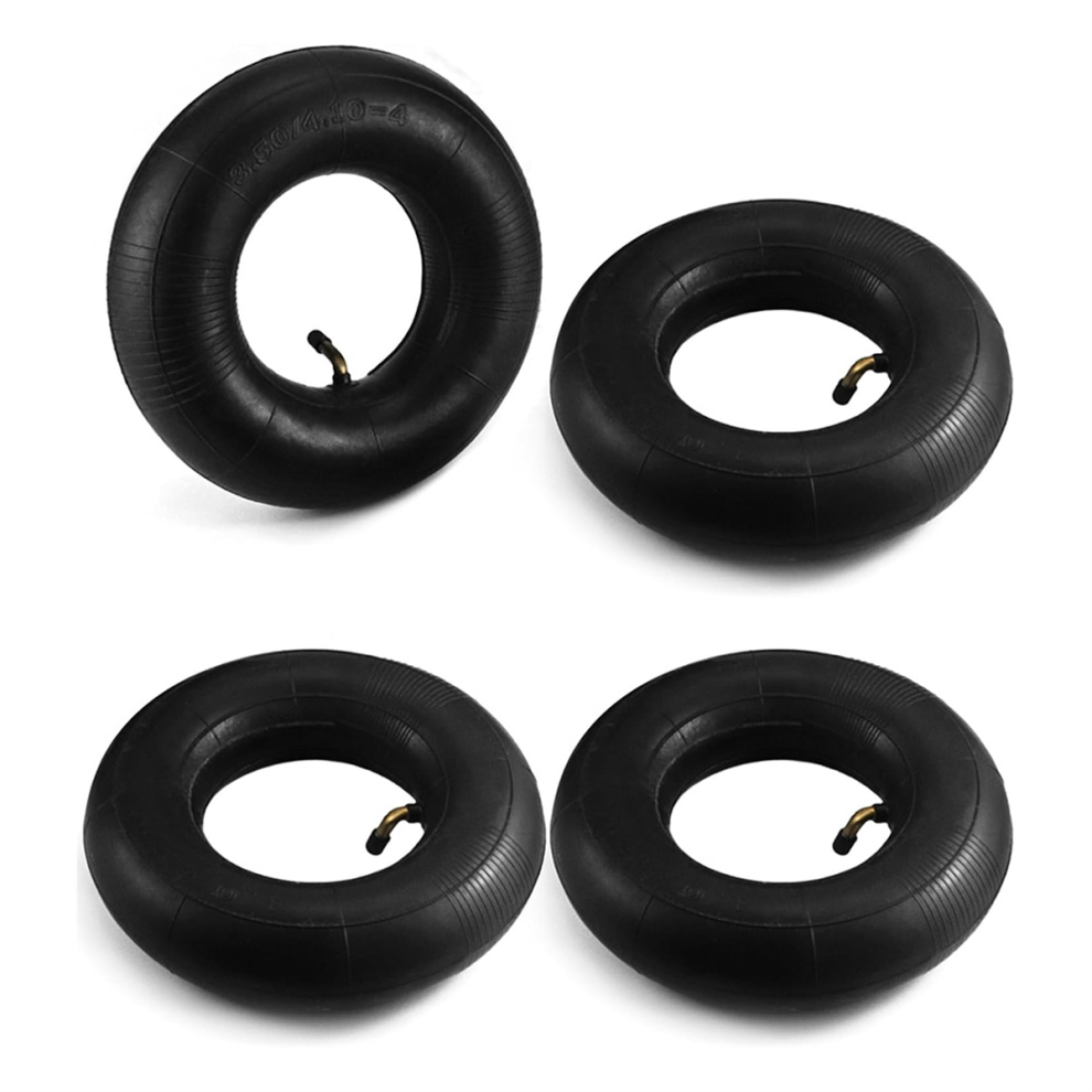 Lot de 4 chambres à air de rechange pour brouette 4.10/3.50-4