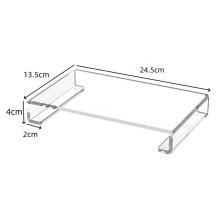 Acrylic Bathroom Counter Tray: Kitchen and Bathroom Tray 2 Pack