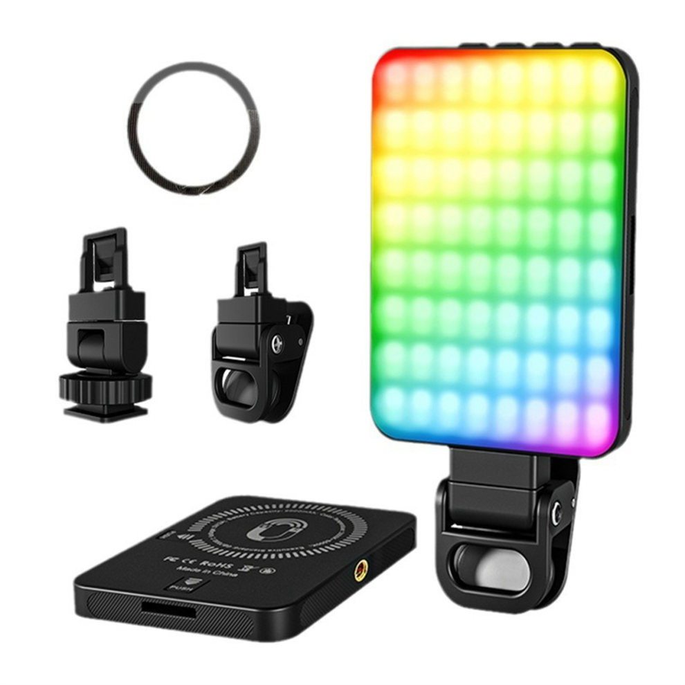 Magnetic Selfie ,Rgb Phone Clip On For Laptop,Tablet Light 4853307527352