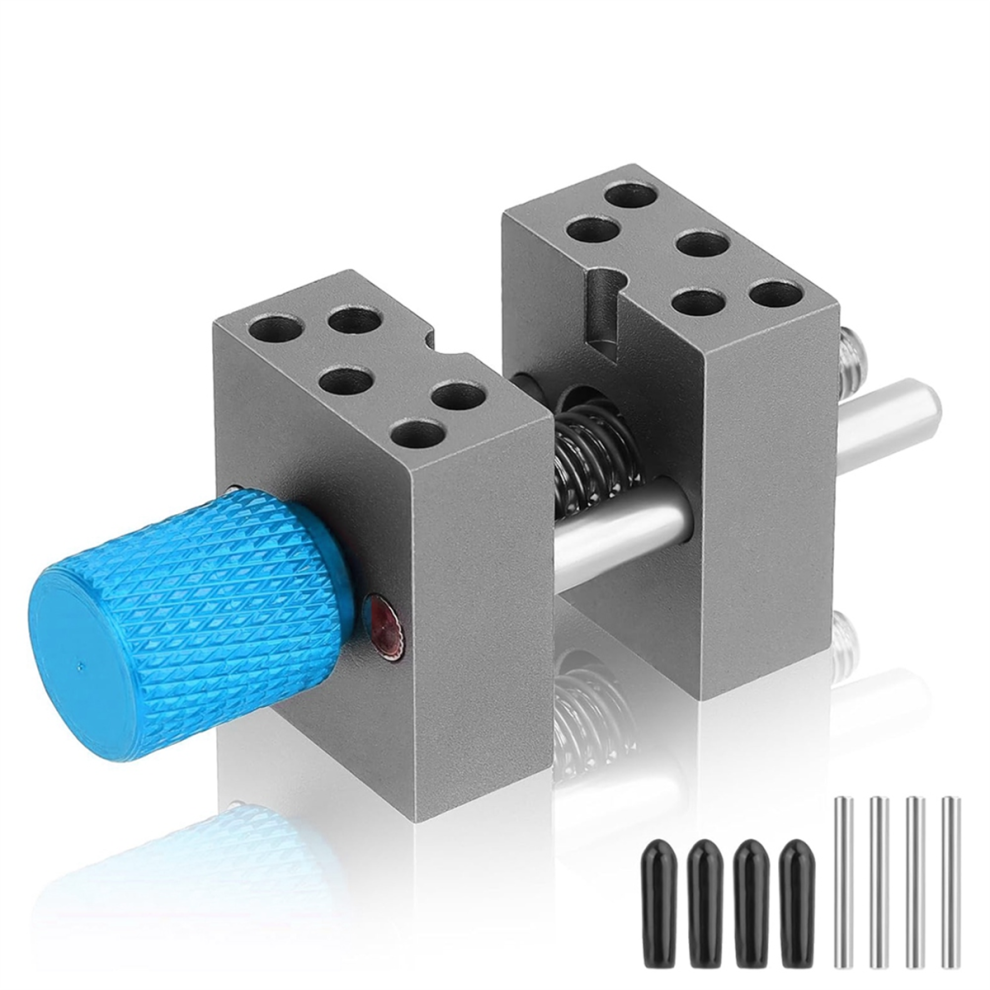 Mini-étau pratique en métal, pince universelle pour perceuse à colonne, rouge