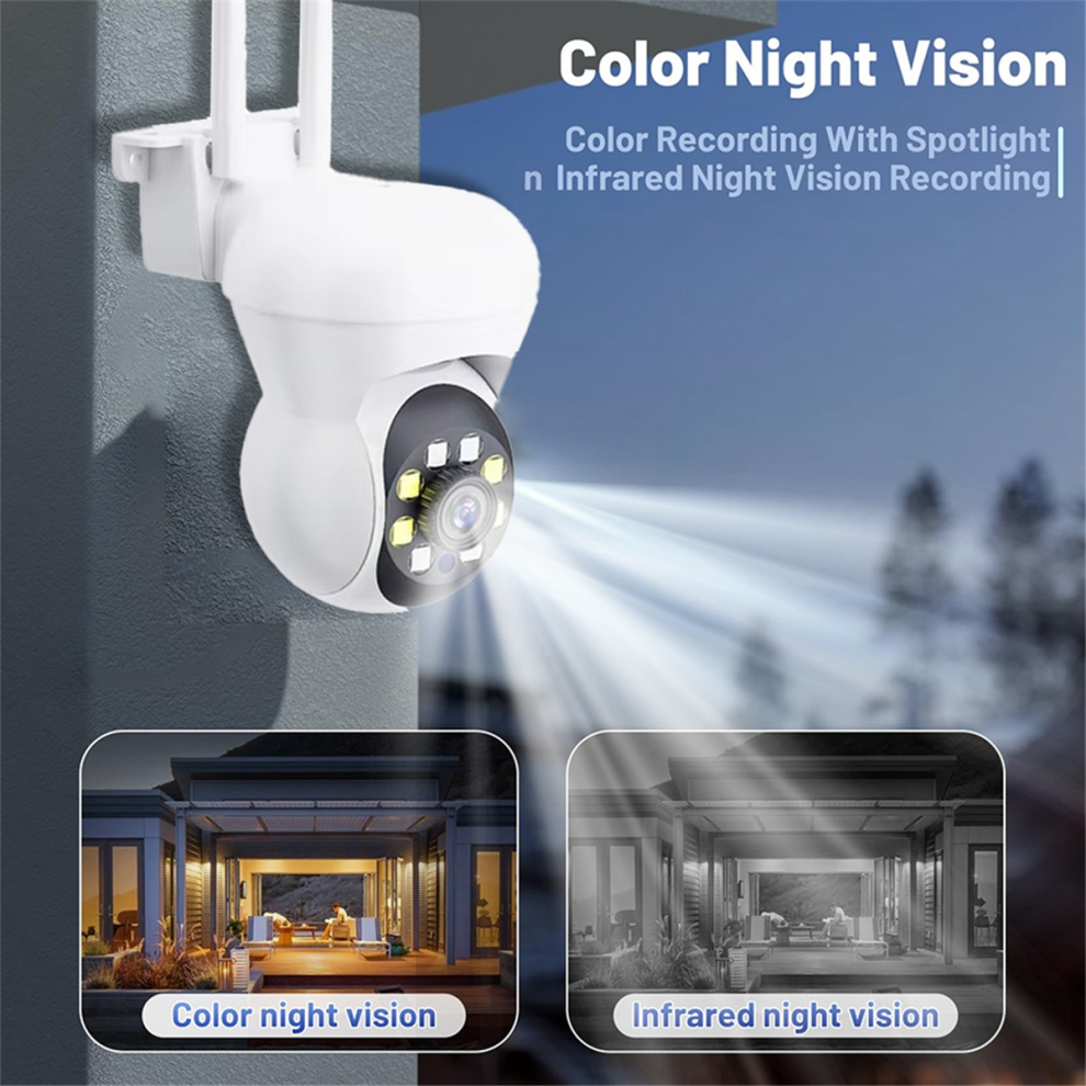 2Mp Wireless Ptz Ip Camera Full Color Ai Humanoid Detection 4853307528151