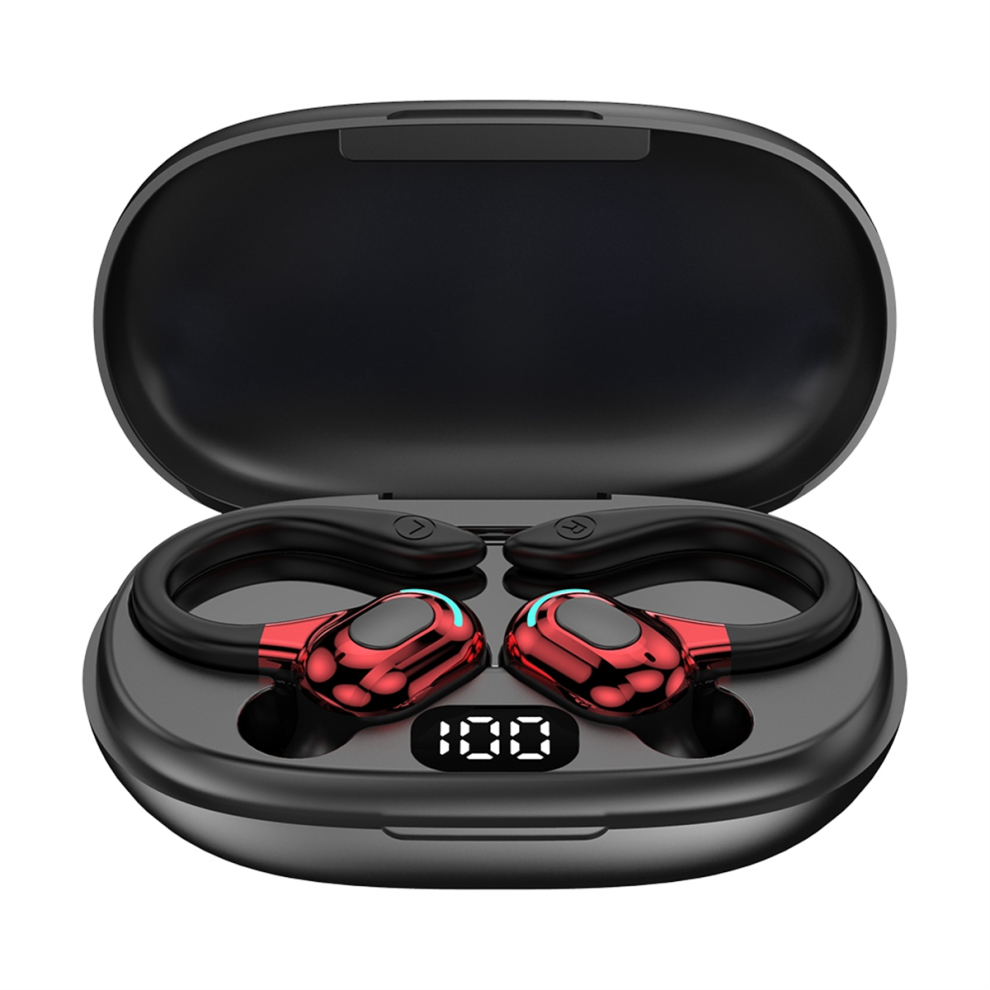 Earhook Bluetooth Headset, Ai Translation, Red 4853307526140