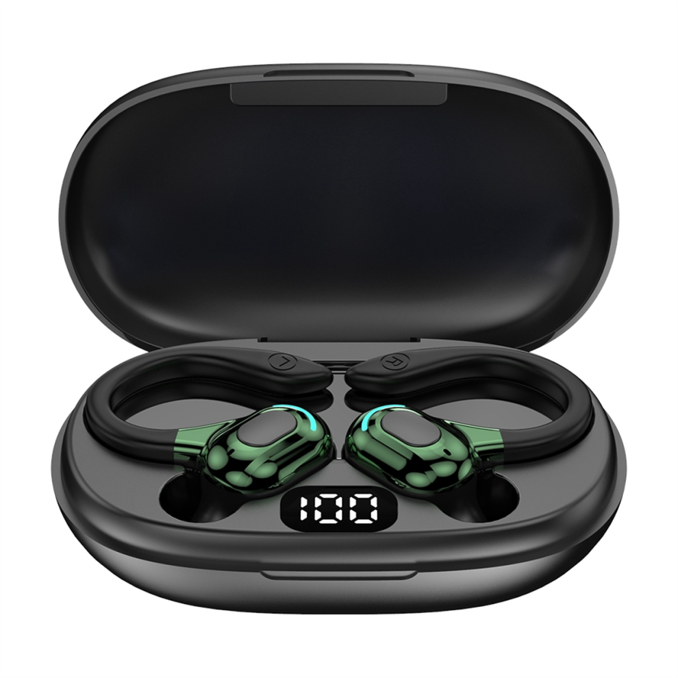 Earhook Bluetooth Headset, Ai Translation, Green 4853307526133