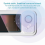 Shower Phone Holder with Bluetooth Speaker IPX4 Waterproof Black 5