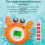 Kids Bath Thermometer with Room Temperature Tri-Color Backlit Display 2