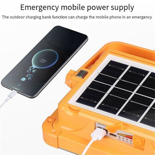 LED Solar FloodLight 1500W Rechargeable Emergency Camping Light 1500W 1