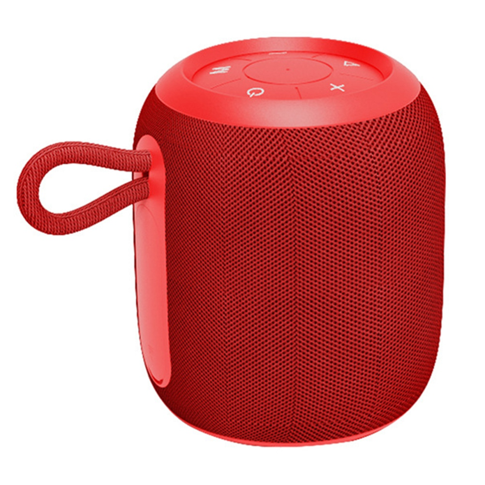 Outdoor Portable Bluetooth Speaker Wireless Small Subwoofer Red 4853307533872