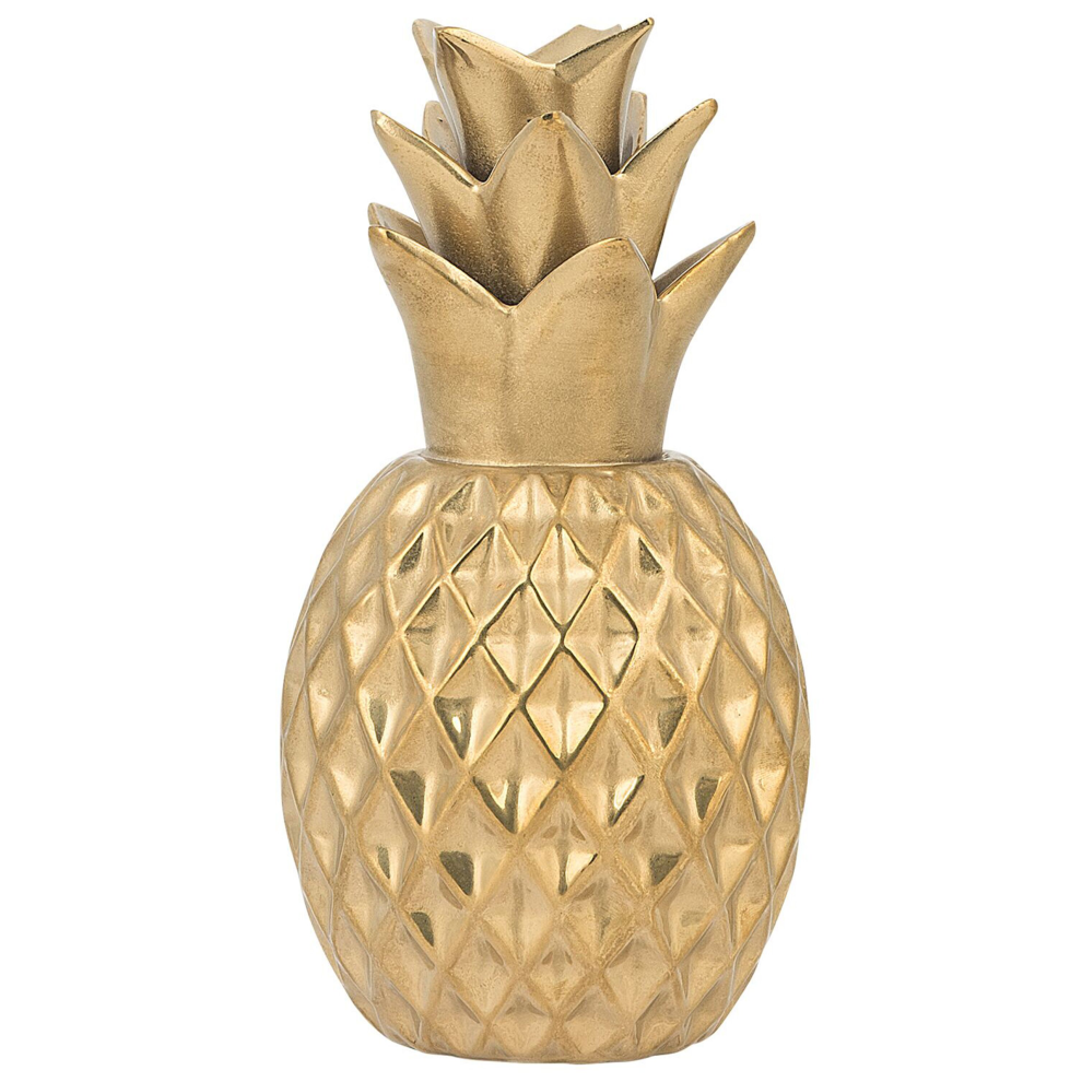 Figurine Pinapple TYANA Ceramic Gold
