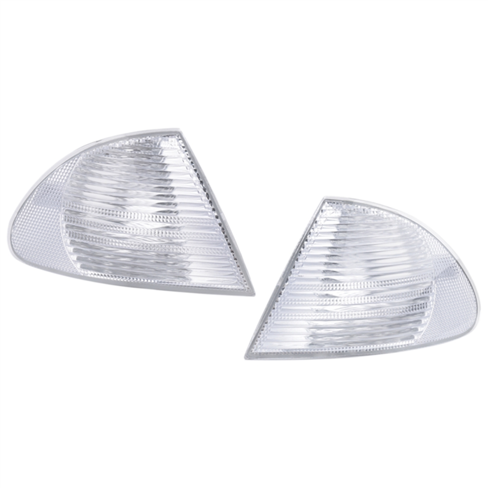 1Pair Front Corner Turn Signal Lamp Lenses For Bmw Light 4853307533308