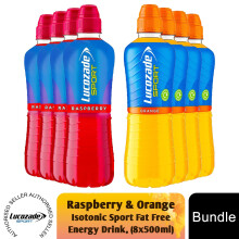 Lucozade Sport Orange & Raspberry Isotonic Drink Fat-Free 500ml
