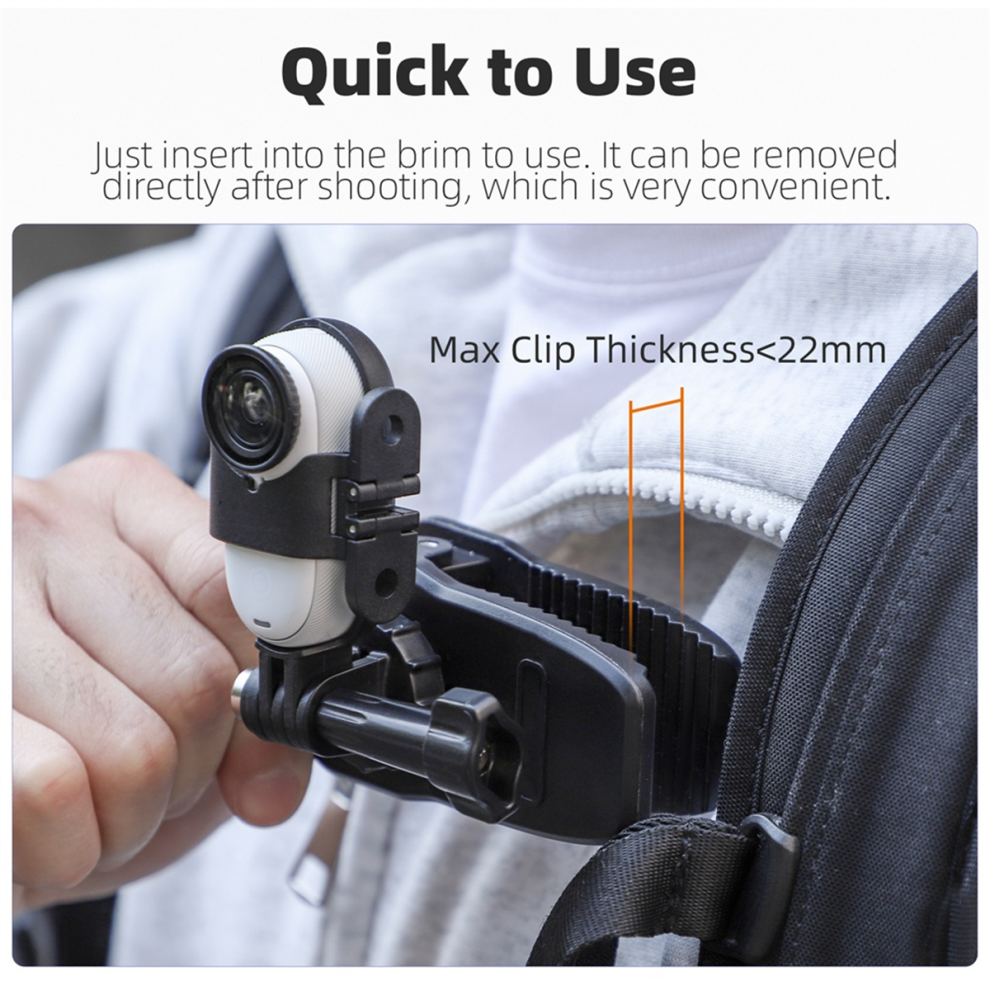 Backpack Clip For Insta360 And Gopro Cameras 4853307539089