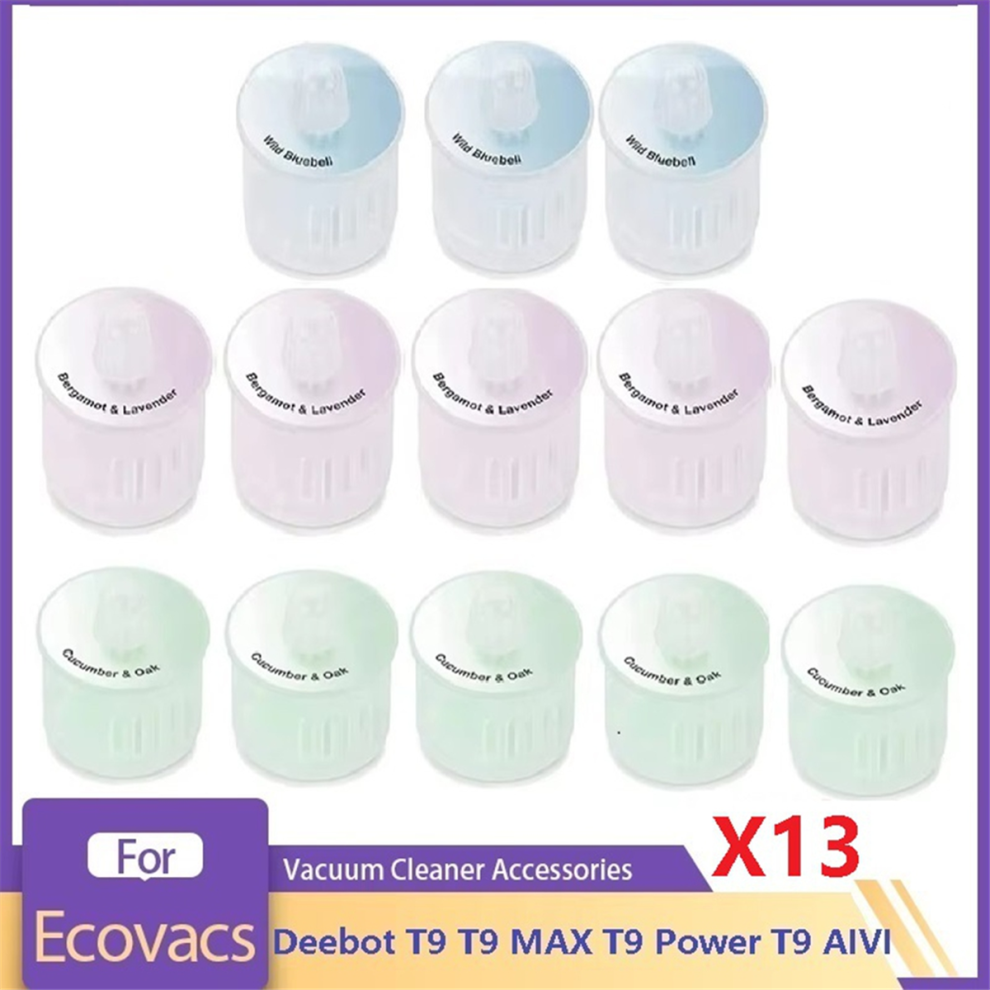 13Pack Fragrance Capsules Air Freshener for ECOVACS Deebot T9 T9 MAX-image-OPC-PGQX9WT-NEW