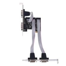 Carte série PCI-E vers 4 ports RS232 (puce AX99100) pour PC de bureau