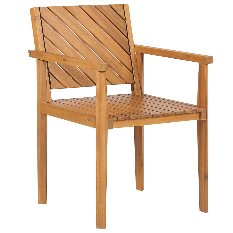 Garden Chair BARATTI Acacia Wood Brown