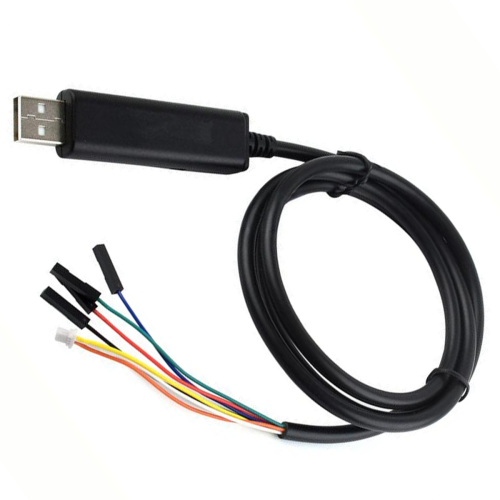 Câble USB vers série TTL de qualité industrielle, interface à tête libre 4 broches 2