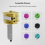 Für Bambu Lab A1/A1 Mini Hot End Upgrade - Düsenersatz, 0,4 mm 7