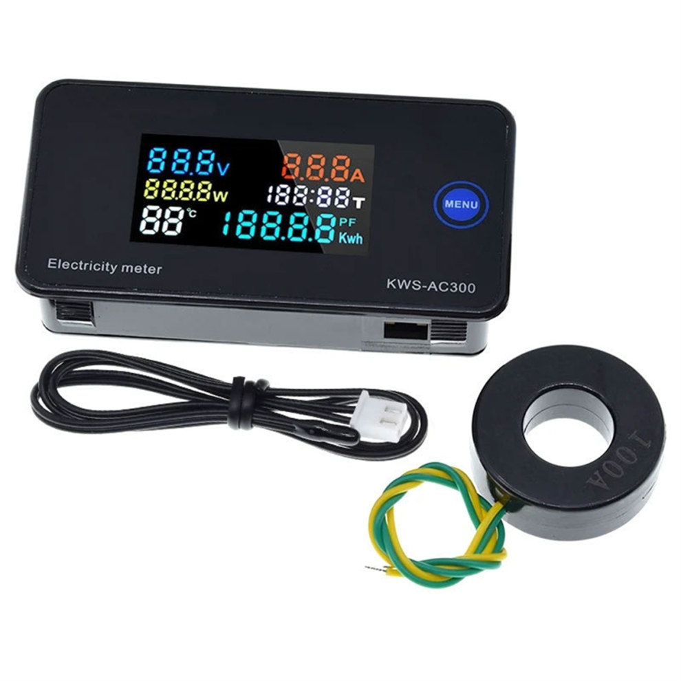 KWS-AC300 Contatore Di Energia Ca 50-300 V, 0-100 A, Display A Led