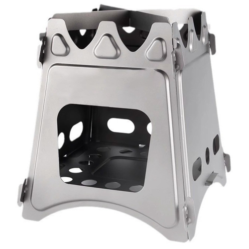 Titanium Wood Stove - Ultralight Folding Camping Burner