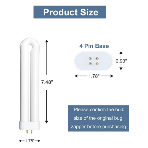 Bug Zapper Replacement Light Bulb for 15 Watt Insect Attracting Lamp 2