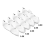 Lupa de cabeça iluminada por LED com 5 lentes intercambiáveis 5