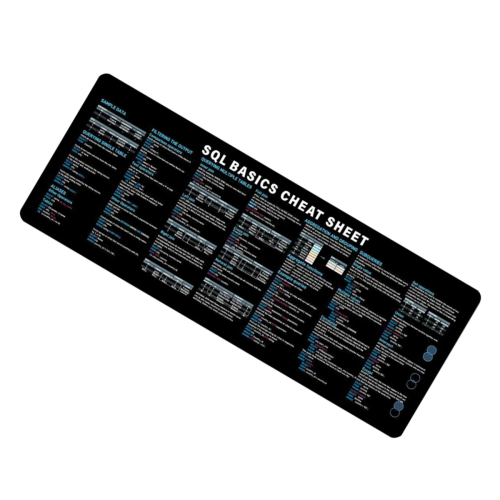 Προγραμματισμός SQL Mouse Pad Μεγάλο φύλλο ελέγχου συντόμευσης πληκτρολογίου Mousepad 2