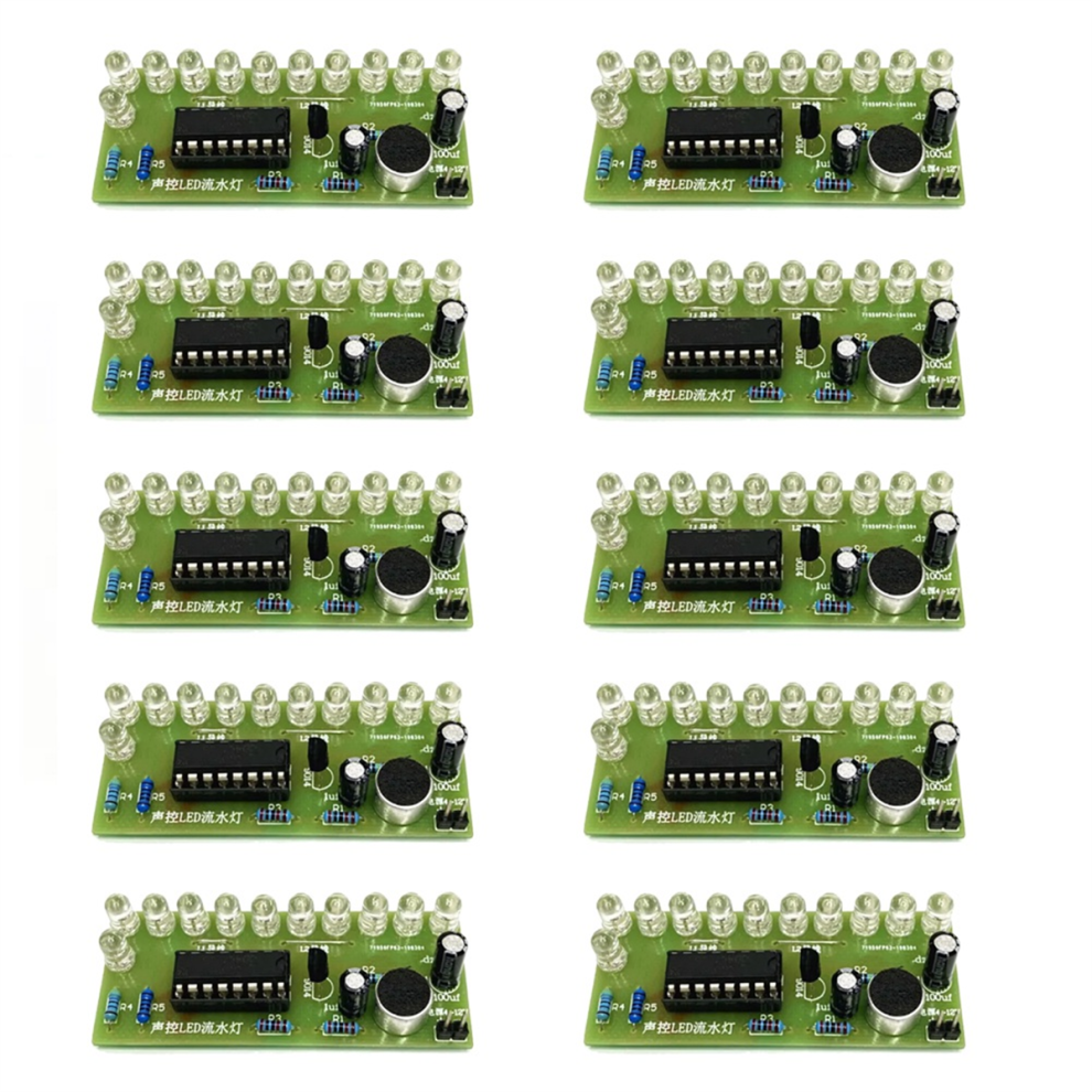 Diy Electronic Kit Module Voice Activated Led Water Light Kit 4853831817493