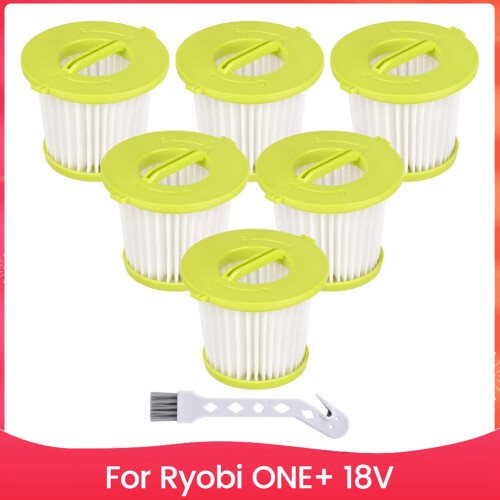 6 Pack PCL700 Filters Replacement for Ryobi ONE+ 18V Handheld Vacuum