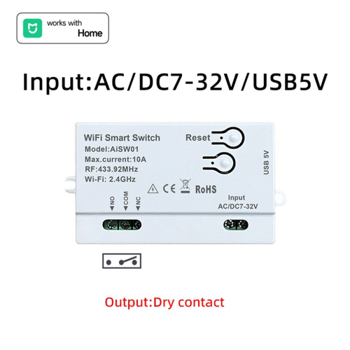 Voor Xiaomi Home APP WiFi Smart Switch DIY Timer Smart Remote Switch 2