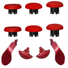 10 in 1 Joystick Kit for PS5 Controller Replacement Red