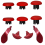 10 in 1 Joystick Kit for PS5 Controller Replacement Red 1