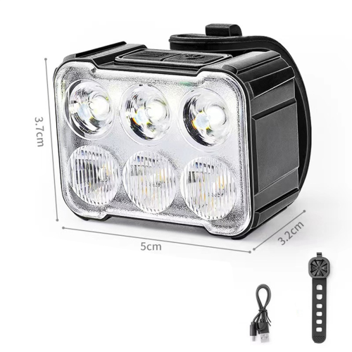 Bicycle Front/Tail Lights USB Rechargeable Bicycle Headlight Lamp 2