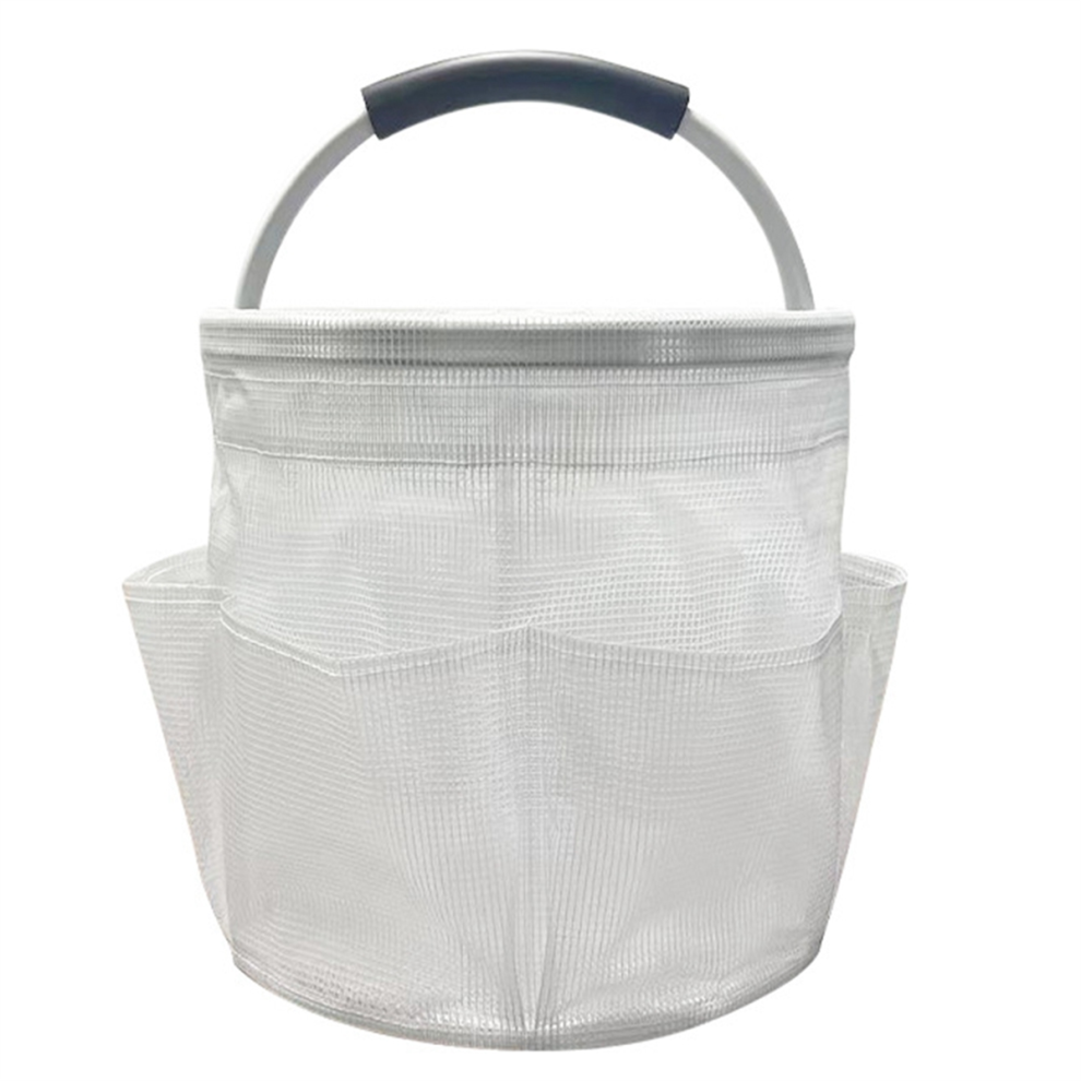 Outdoor Camping Storage Basket Portable Picnic Basket with Handle,C