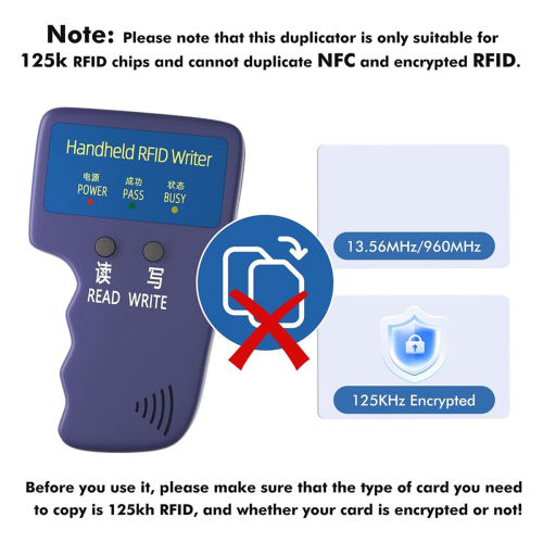 Φωτοτυπικό Ταυτότητας 125khz RFID Reader Writer Αντιγραφέας Φορητό Φωτοτυπικό RFID 1