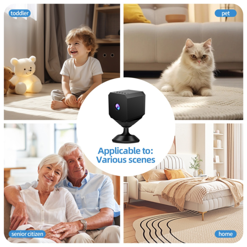 Κάμερα παρακολούθησης 4K HD με διπλή ζώνη WiFi, νυχτερινή όραση, μωροπαρακολούθηση 1