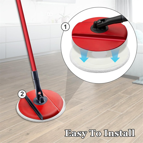 Microfiber Mop Pads Replacement for Vileda Clean Spin Mop Head,B 1